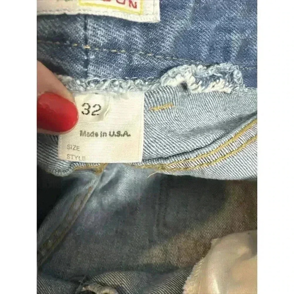 GEORGES MARCIANO SOON Denim U.S.A. LOS ANGELES size 32 zipper ankle VTG 80s - Picture 15 of 16